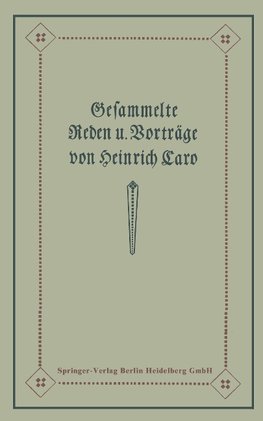 Gesammelte Reden und Vorträge