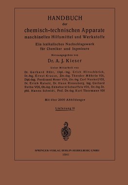 Handbuch der chemisch-technischen Apparate maschinellen Hilfsmittel und Werkstoffe