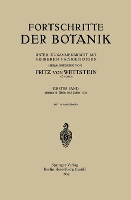 Fortschritte der Botanik