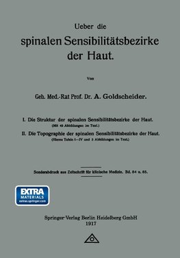 Ueber die spinalen Sensibilitätsbezirke der Haut