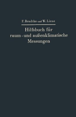 Hilfsbuch für raum- und außenklimatische Messungen