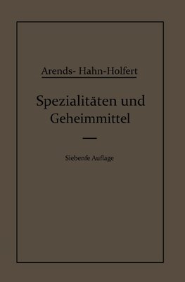 Spezialitäten und Geheimmittel