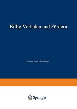 Billig Verladen und Fördern