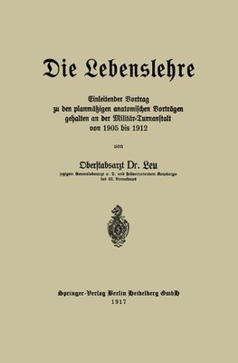 Die Lebenslehre