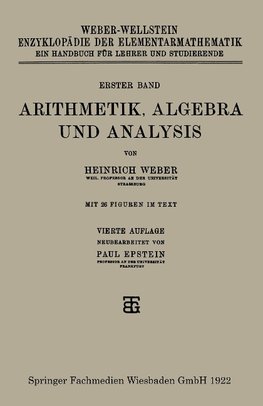 Arithmetik, Algebra und Analysis