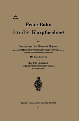 Freie Bahn für die Kurpfuscher?