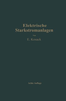 Elektrische Starkstromanlagen