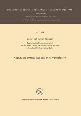 Analytische Untersuchungen an Polyamidfasern