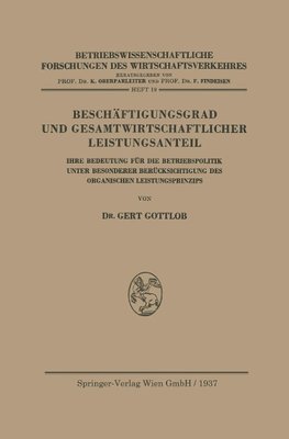 Beschäftigungsgrad und Gesamtwirtschaftlicher Leistungsanteil