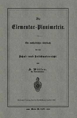 Die Elementar-Planimetrie