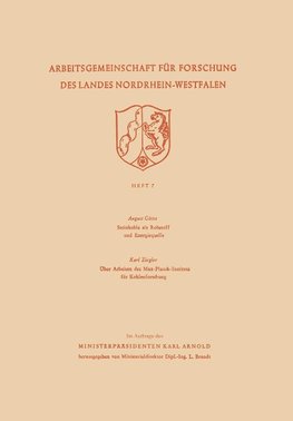 Steinkohle als Rohstoff und Energiequelle. Über Arbeiten des Max-Planck-Instituts für Kohlenforschung