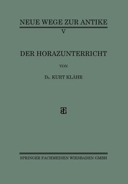 Der Horazunterricht