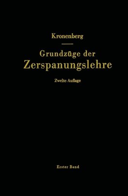 Grundzüge der Zerspanungslehre