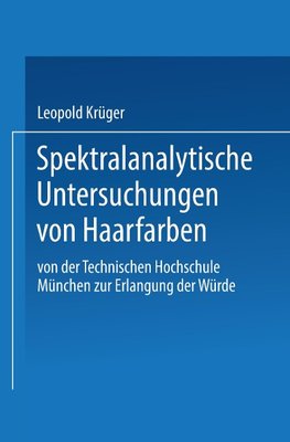 Spektralanalytische Untersuchungen von Haarfarben