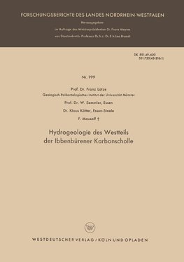 Hydrogeologie des Westteils der Ibbenbürener Karbonscholle