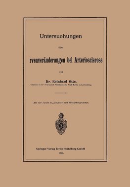 Untersuchungen über Sehnervenveränderungen bei Arteriosclerose