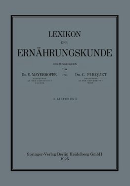 Lexikon der Ernährungskunde