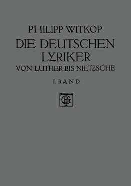 Die Deutschen Lyriker