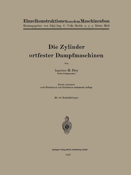 Die Zylinder ortfester Dampfmaschinen