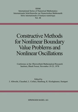 Constructive Methods for Nonlinear Boundary Value Problems and Nonlinear Oscillations