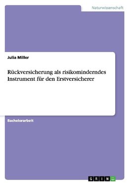 Rückversicherung als risikominderndes Instrument für den Erstversicherer