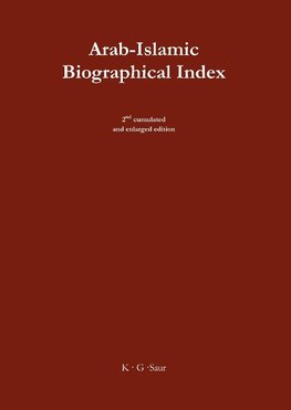 Arab-Islamic Biographical Index II