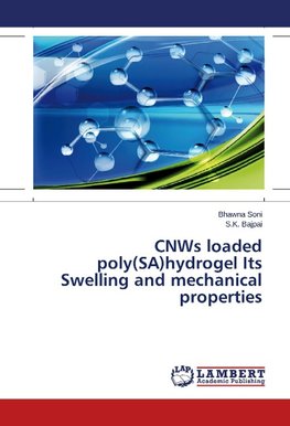 CNWs loaded poly(SA)hydrogel Its Swelling and mechanical properties