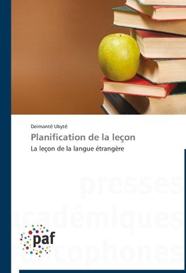 Planification de la leçon