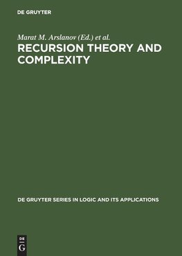 Recursion Theory and Complexity