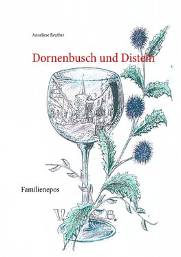 Dornenbusch und Disteln