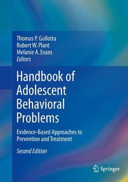 Handbook of Adolescent Behavioral Problems