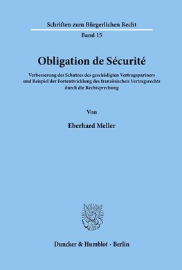 Obligation der Securite