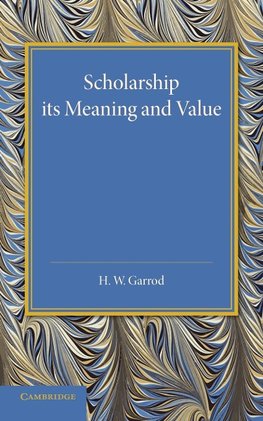 Scholarship