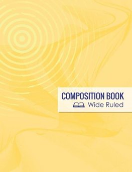 Composition Book, Wide Ruled