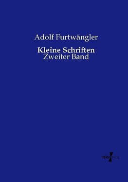 Kleine Schriften