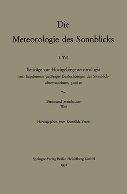 Die Meteorologie des Sonnblicks