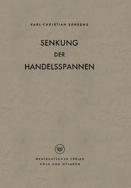 Senkung der Handelsspannen