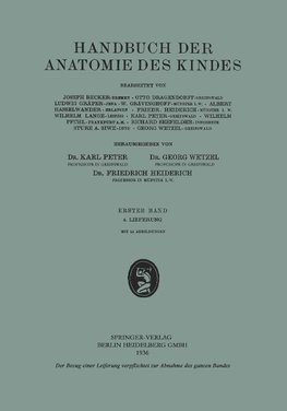 Handbuch der Anatomie des Kindes