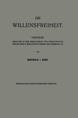 Die Willensfreiheit