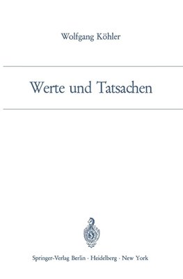 Werte und Tatsachen