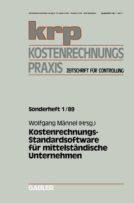 Kostenrechnungs-Standardsoftware für mittelständische Unternehmen