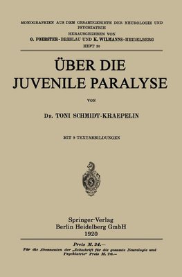 Über die Juvenile Paralyse