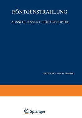 Röntgenstrahlung Ausschliesslich Röntgenoptik