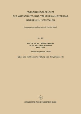 Über die fraktionierte Fällung von Polyamiden (II)