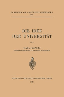 Die Idee der Universität