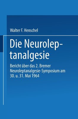 Die Neuroleptanalgesie