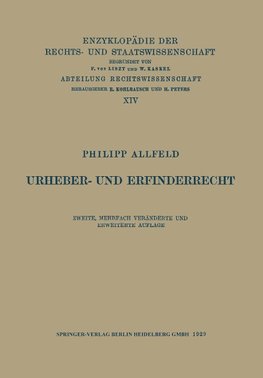 Urheber- und Erfinderrecht