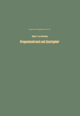 Drogenmissbrauch und Gesetzgeber