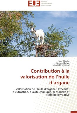 Contribution à la valorisation de l'huile d'argane