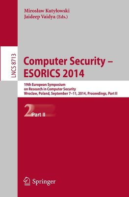 Computer Security - ESORICS 2014